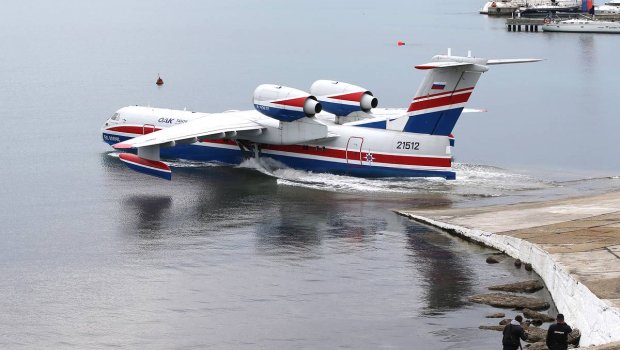 Rusiyada təyyarə Moskva çayına düşdü