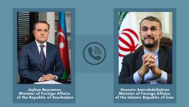 Azərbaycan və İran xarici işlər nazirləri telefonla danışdı