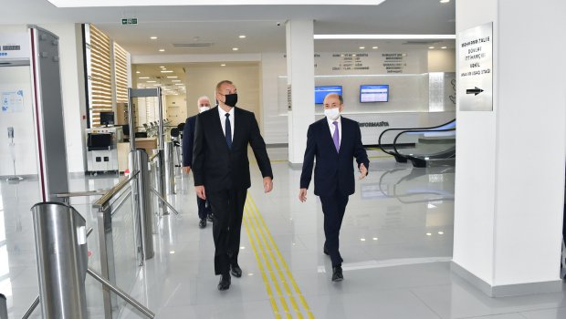 İlham Əliyev Sumqayıt Məhkəmə Kompleksinin açılışını edib - YENİLƏNİB - VİDEO