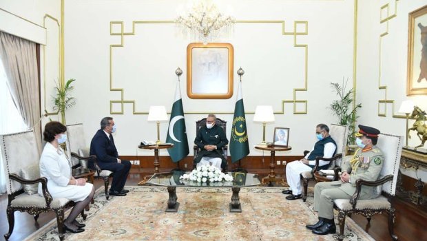 Pakistan prezidenti azərbaycanlı səfiri qəbul etdi - FOTO