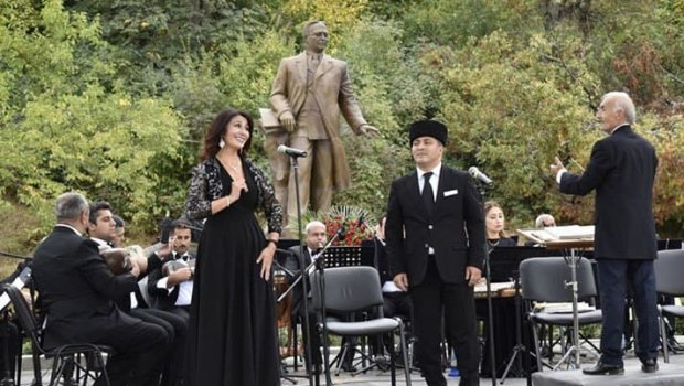 Üzeyir musiqisinin sədaları Şuşa dağlarında - FOTO