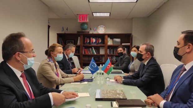 Ceyhun Bayramov Avropa Şurasının baş katibi ilə görüşdü