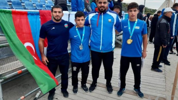 Azərbaycan güləşçiləri qızıl və gümüş medal qazandılar