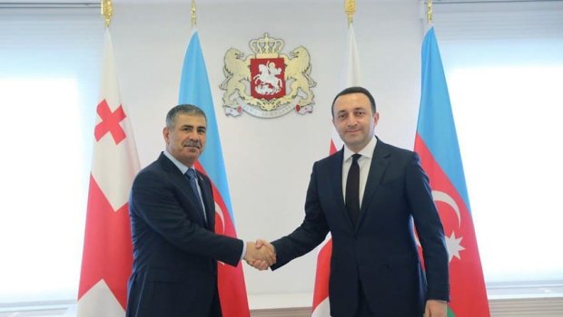 Zakir Həsənov Gürcüstanın Baş naziri ilə görüşdü - FOTO