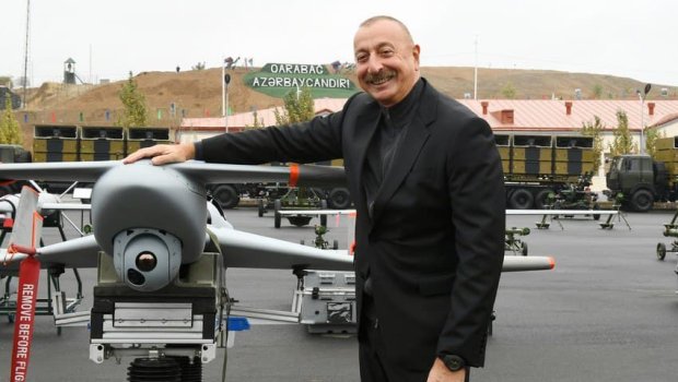 Cəbrayıldakı hərbi hissə “Harop” və “Quzğun” PUA-ları ilə TƏCHİZ EDİLDİ - VİDEO