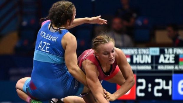 Son qadın güləşçimiz də uduzdu - Dünya çempionatında 