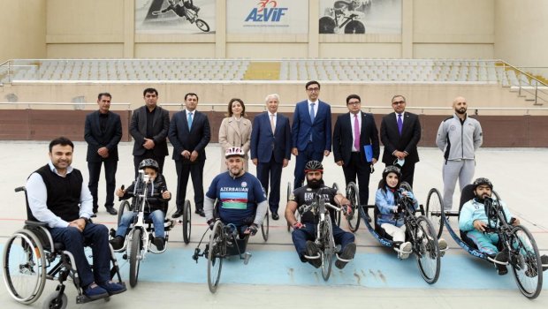 Nazir Velosiped İdmanı Federasiyasının fəaliyyəti ilə tanış oldu - FOTO