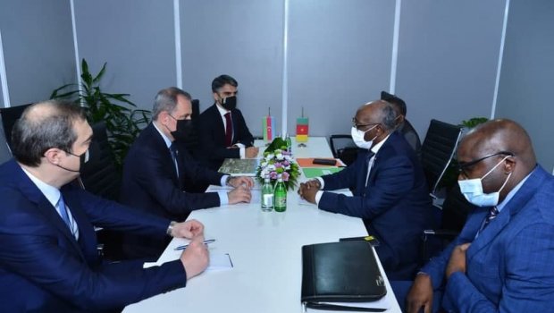 Azərbaycan və Kamerun XİN rəhbərləri görüşdü - FOTO