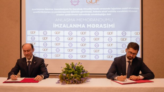 Qarabağ Dirçəliş Fondu ABA ilə əməkdaşlığa başladı - FOTO 