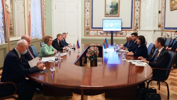 Sahibə Qafarova rusiyalı həmkarı ilə nələri müzakirə etdi? – SPİKERLƏR GÖRÜŞDÜ