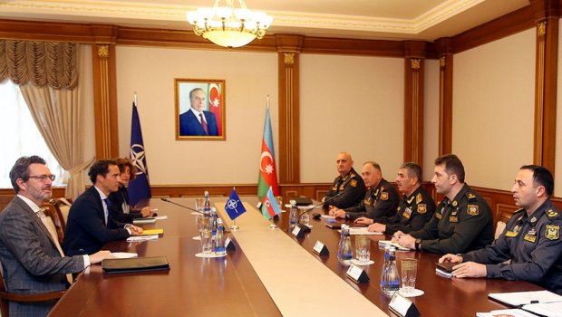 Zakir Həsənov NATO nümayəndəsi ilə hansı məsələləri müzakirə etdi? - DETALLAR - FOTO