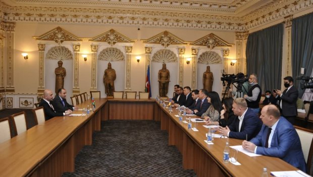 Ukraynalı deputatlar Diasporla İş üzrə Dövlət Komitəsində - FOTO 