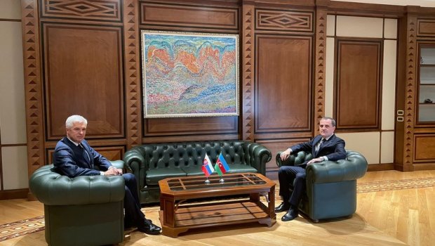 Ceyhun Bayramov slovakiyalı həmkarı ilə hansı məsələləri müzakirə etdi? – DETALLAR - FOTO