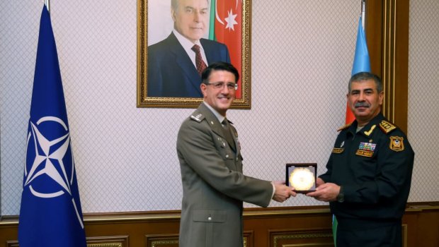 Zakir Həsənovla NATO nümayəndəsi arasında GÖRÜŞ - FOTO 