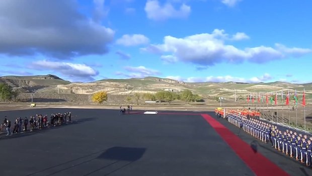 İlham Əliyev və Ərdoğan Zəngilanın Ağalı kəndində - VİDEO