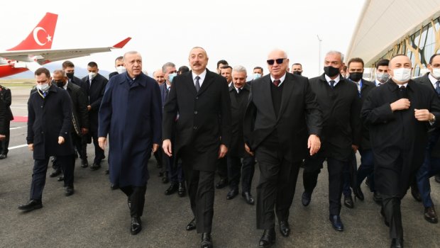 İlham Əliyevlə Ərdoğan Füzuli hava limanının açılışında – FOTO/VİDEO