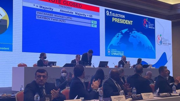Beynəlxalq Gimnastika Federasiyasının yeni prezidenti seçildi