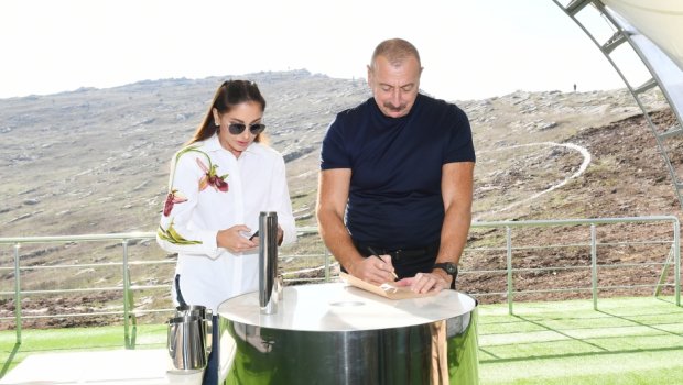 Şuşa Radio-Televiziya yayım qülləsinin təməli qoyuldu - FOTO-VİDEO