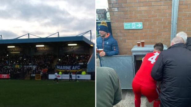 Futbolçu elektriklik etdi, matç dayandırılmadı - FOTO