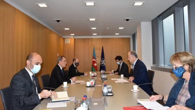 Ceyhun Bayramov NATO Baş katibinin müavini ilə görüşdü - FOTO