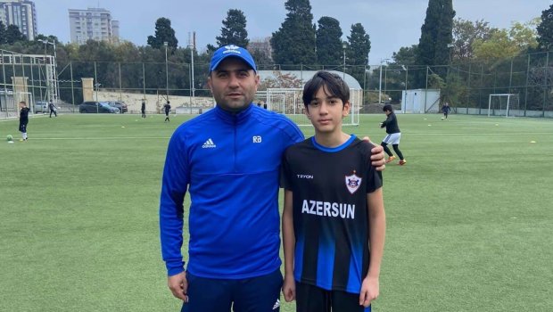 Polad Həşimovun oğlu “Qarabağ” klubunda - FOTO