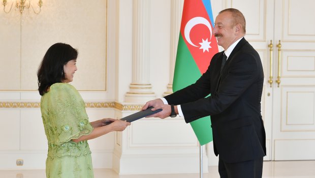 Prezident bir neçə ölkənin yeni səfirlərini qəbul etdi - FOTO