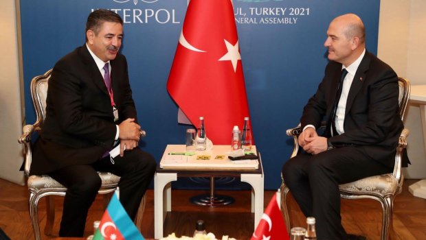 Süleyman Soylu azərbaycanlı nazir müavinini qəbul etdi - FOTO