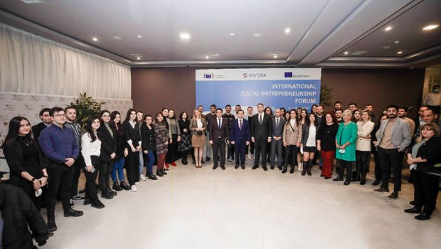 Bakıda Beynəlxalq Sosial Sahibkarlıq Forumu keçirildi - FOTO