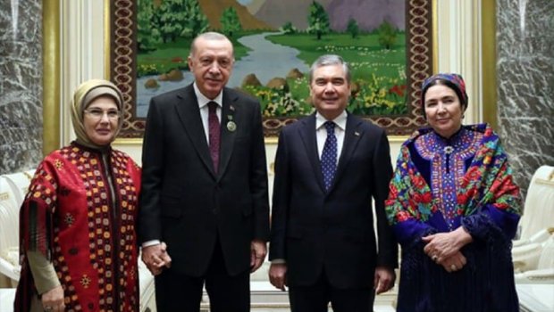 Türkmənistanın birinci xanımı ilk dəfə görüntüləndi - FOTO