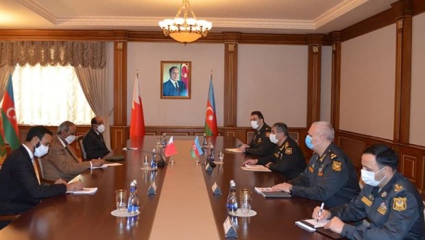 Zakir Həsənov bəhreynli Komandanla nəyi müzakirə etdi? - FOTO