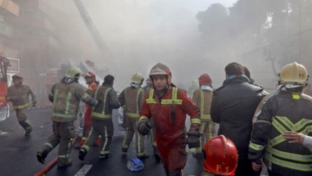 İranda sərnişin qatarında güclü yanğın - VİDEO