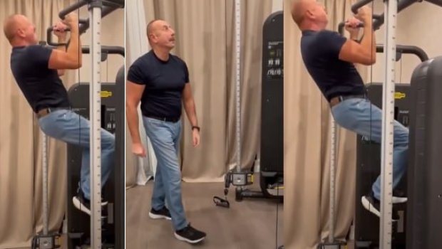 Mehriban Əliyeva maraqlı görüntülər paylaşdı: Prezident belə idman edir - FOTO / VİDEO