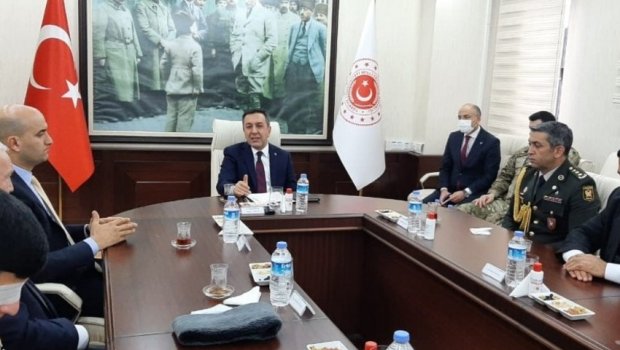 Azərbaycanlı qazilər Türkiyə müdafiə nazirinin müavini ilə görüşdülər - FOTO