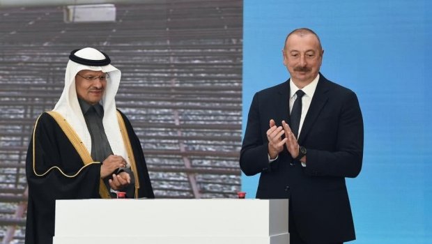 Prezident Külək Elektrik Stansiyasının təməlini qoydu - FOTO