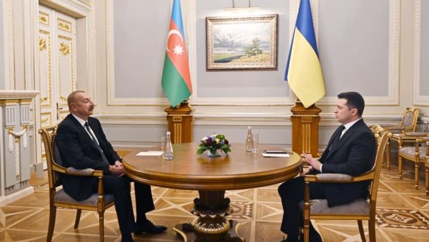 İlham Əliyevin Zelenski ilə təkbətək görüşü başladı - FOTO+VİDEO/YENİLƏNİB