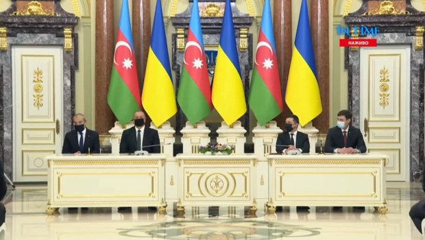 İlham Əliyev və Zelenskinin mətbuat konfransı keçirildi – VİDEO