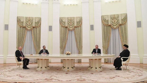 Rəisi Putinlə görüşdə Azərbaycanı HƏDƏFƏ ALDI: Köhnə iddiaları təkrarladı