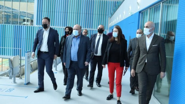 Üzgüçülük Federasiyasında toplantı - Mariana Vasileva tapşırıqlar verdi - FOTO