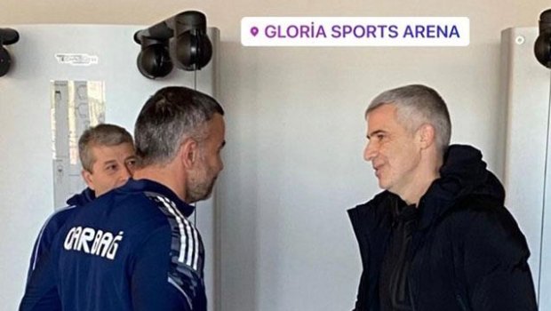 “Beşiktaş”ın baş məşqçisi Qurban Qurbanovla görüşdü