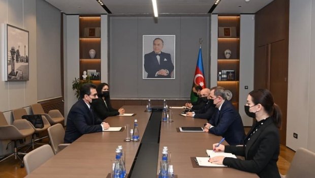 Ceyhun Bayramov Kolumbiya səfiri ilə görüşdü - FOTO