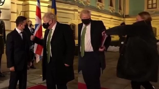 Britaniya Baş naziri Zelenskini yumruqladı - İNANILMAZ HADİSƏLƏR YAŞANIR... - VİDEO
