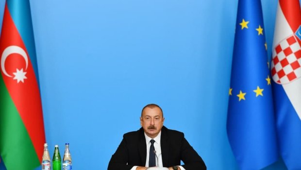 İlham Əliyev Cənub Qaz Dəhlizi Məşvərət Şurasının VIII toplantısında ÇIXIŞ ETDİ - FOTO/VİDEO