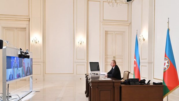 Makron, İlham Əliyev, Şarl Mişel və Paşinyan arasında GÖRÜŞ KEÇİRİLDİ - FOTO/VİDEO - YENİLƏNİB