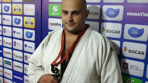 Azərbaycan cüdoçusu “Böyük dəbilqə” turnirində finala çıxdı