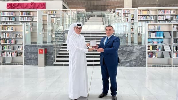 Mədəniyyət Nazirliyi qətərli naziri təltif etdi – SƏBƏB - FOTO