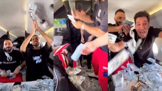 Azərbaycanlı məşhurun təyyarədə keçirdiyi “ad günü” gündəm oldu - FOTO/VİDEO 