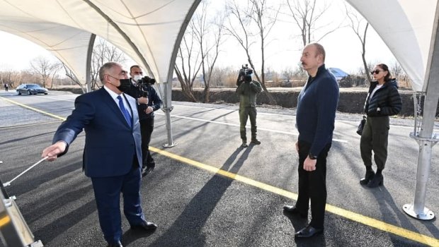 Ağcabədidə yeni avtomobil yolu istifadəyə verildi - FOTO/VİDEO