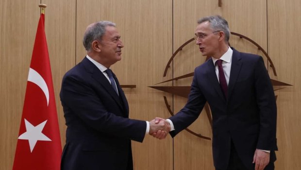 Hulusi Akar NATO Baş katibi ilə görüşdü