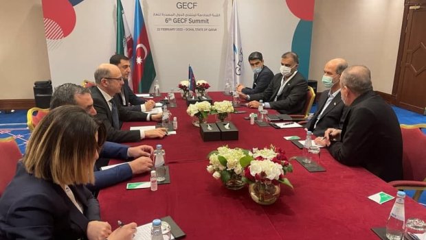 Azərbaycan, Rusiya və İran nazirləri görüşdü - FOTO