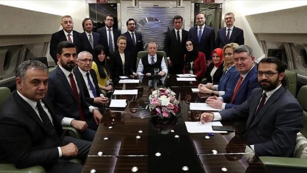 “Türk Dövlətləri Təşkilatı heç bir ölkəyə qarşı yönəlməyib” – Ərdoğandan təyyarədə vacib AÇIQLAMALAR 
